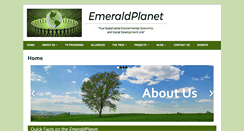 Desktop Screenshot of emerald-planet.org